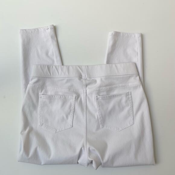 Time and Tru White Cotton Blend Ankle Skinny Pants - Picture 6 of 9